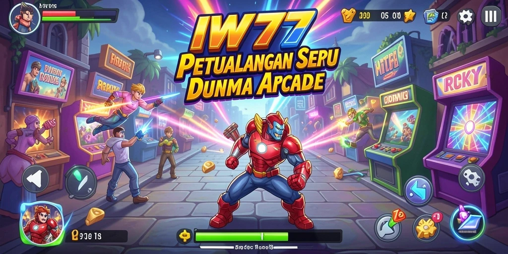 Antarmuka IW777 yang penuh warna dan menarik perhatian.
