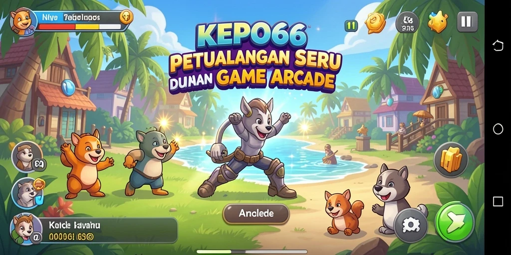 Tampilan antarmuka KEPO66 dengan grafis menarik dan gameplay yang seru.