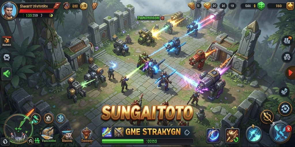 Tampilan antarmuka strategis SUNGAITOTO yang menawan.